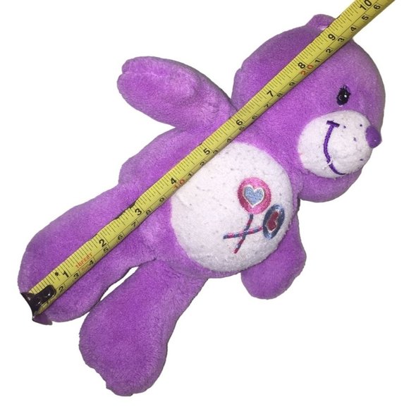 Care Bears SHARE BEAR Plush - Purple with Lollipops and sweet smile 9" Tall - Picture 7 of 7